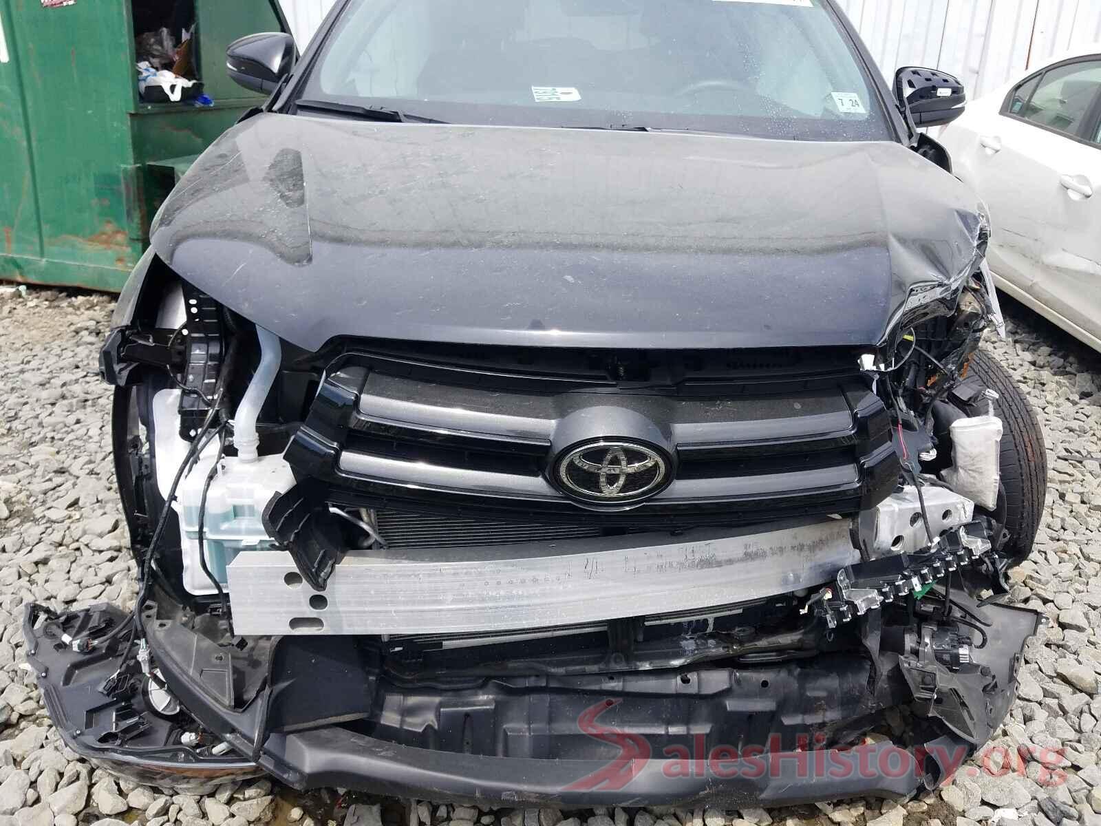 5TDJZRFH6KS704893 2019 TOYOTA HIGHLANDER