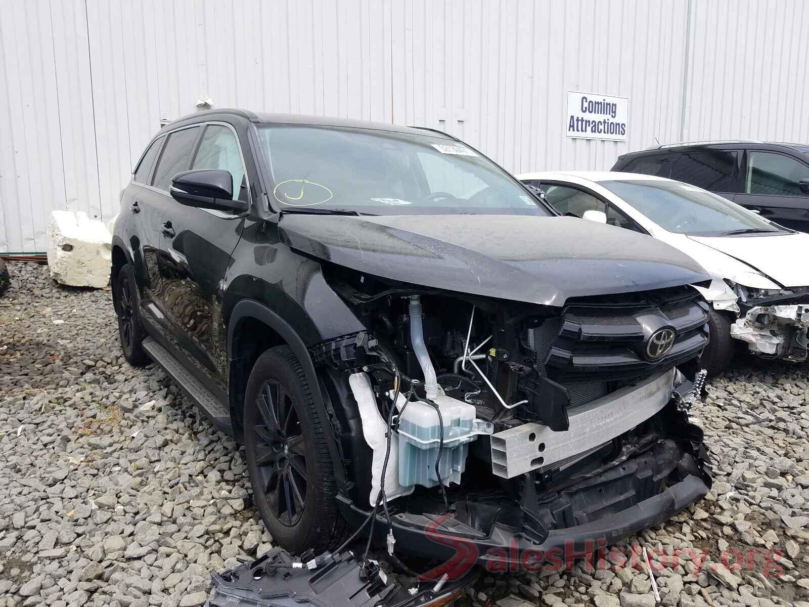 5TDJZRFH6KS704893 2019 TOYOTA HIGHLANDER