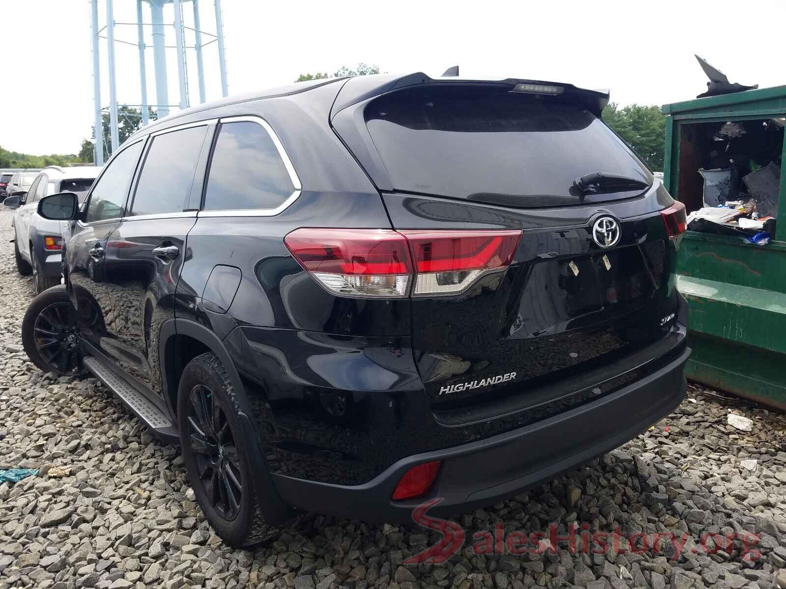 5TDJZRFH6KS704893 2019 TOYOTA HIGHLANDER