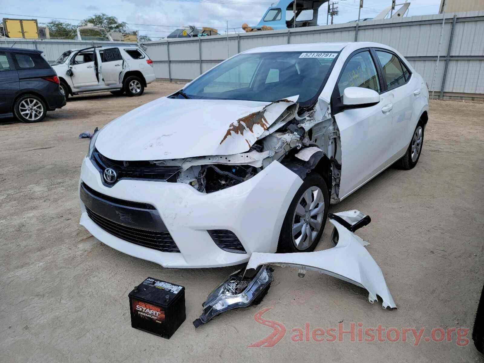 5YFBURHE6GP499548 2016 TOYOTA COROLLA