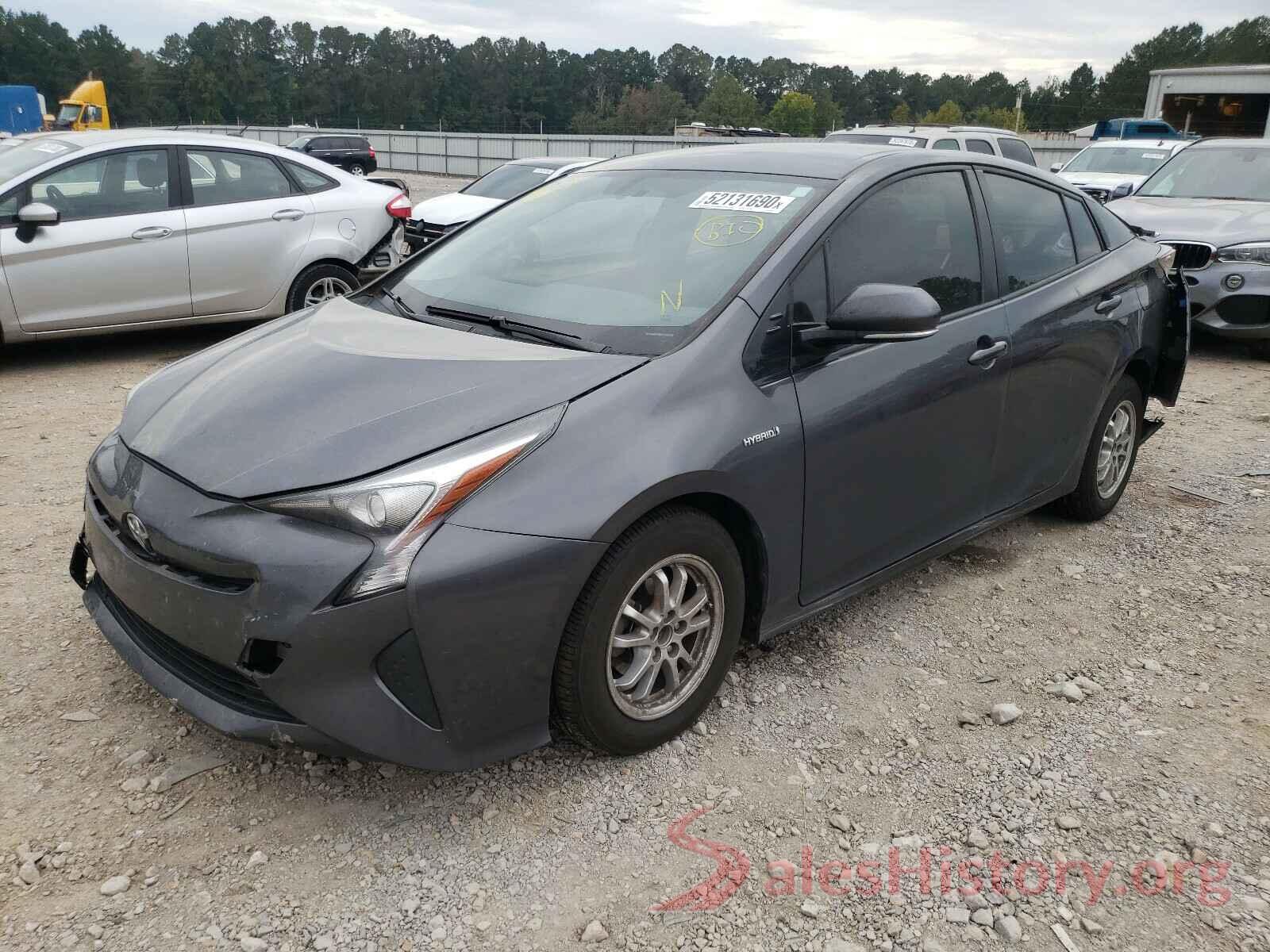 JTDKARFU6G3007208 2016 TOYOTA PRIUS