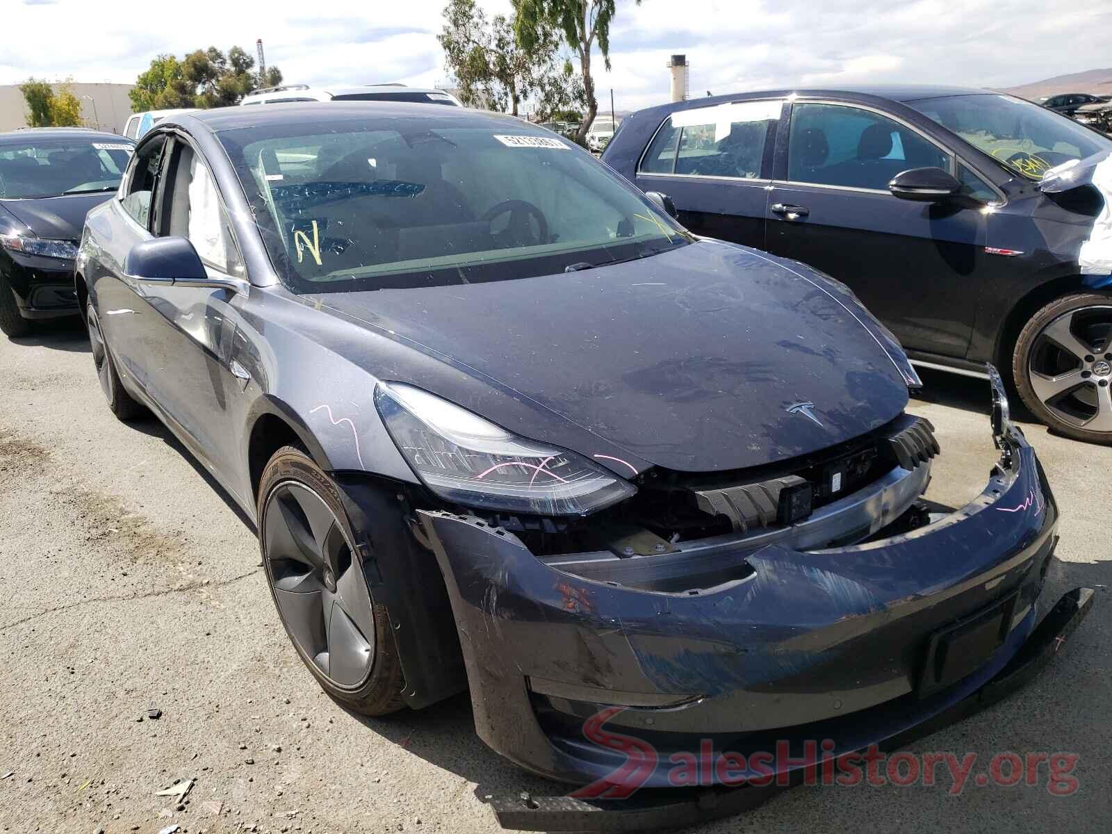 5YJ3E1EA7KF190325 2019 TESLA MODEL 3