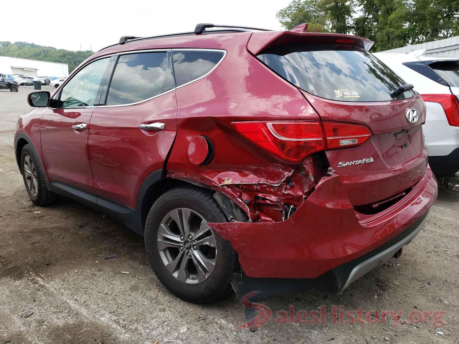 5XYZUDLB7GG370592 2016 HYUNDAI SANTA FE