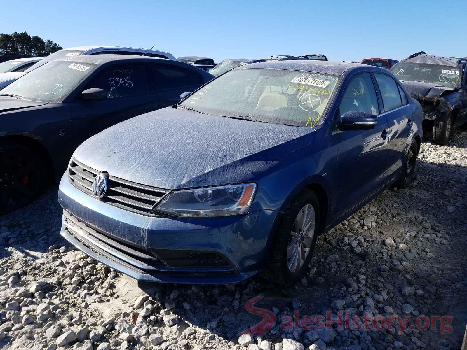 3VWD67AJ7GM245351 2016 VOLKSWAGEN JETTA