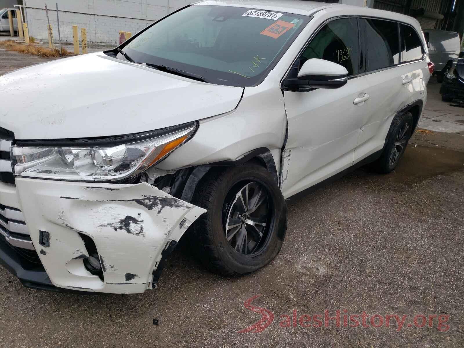 5TDZZRFH1KS305487 2019 TOYOTA HIGHLANDER