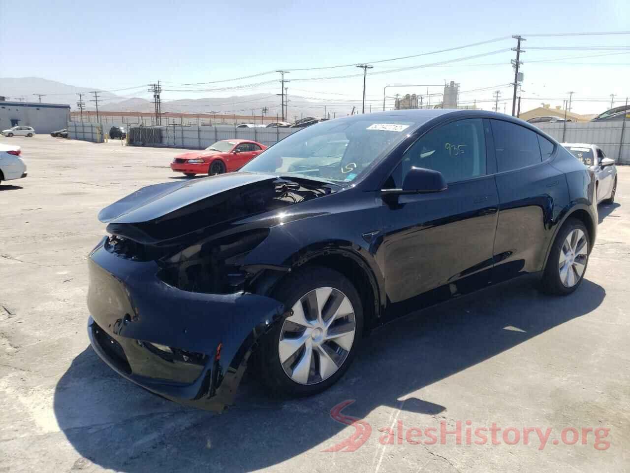 5YJYGDEE2MF303749 2021 TESLA MODEL Y