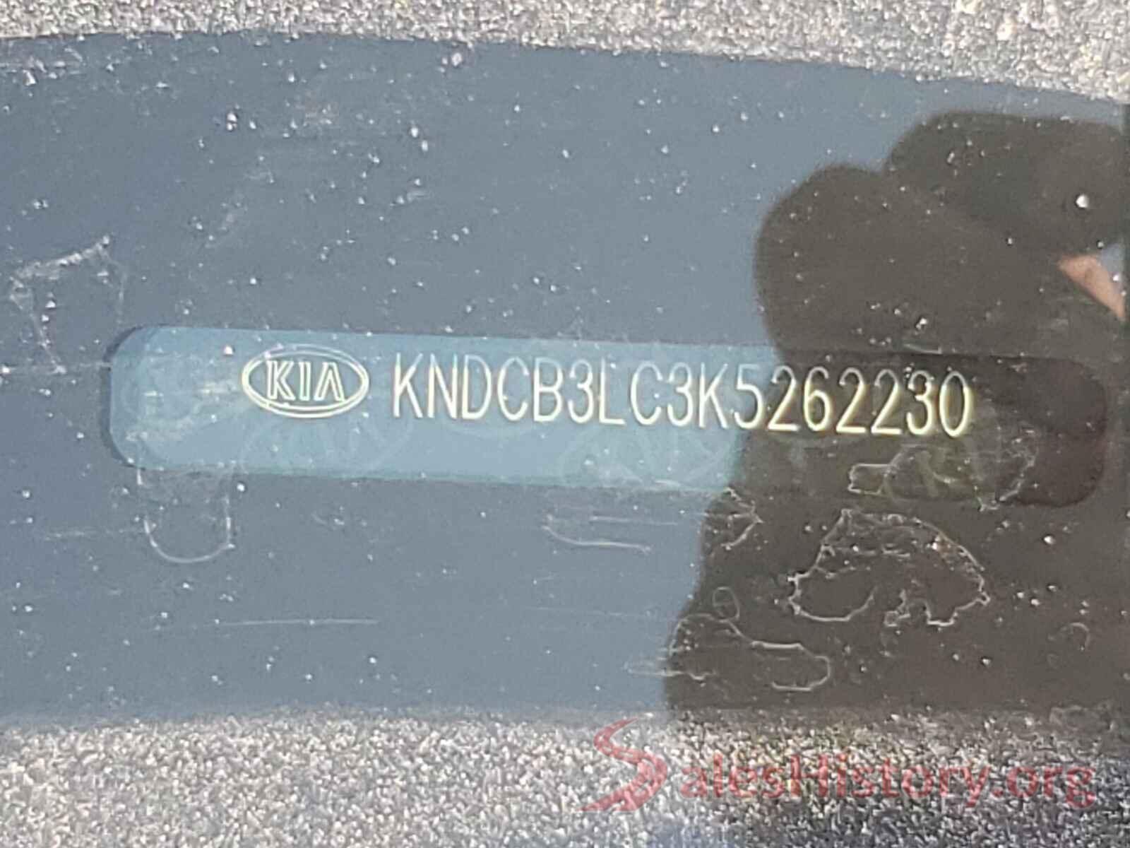 KNDCB3LC3K5262230 2019 KIA NIRO