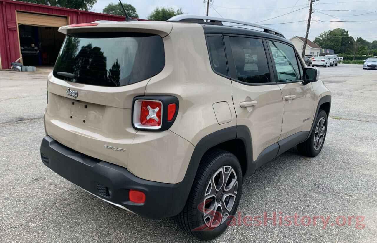 ZACCJBDT4GPD36023 2016 JEEP RENEGADE