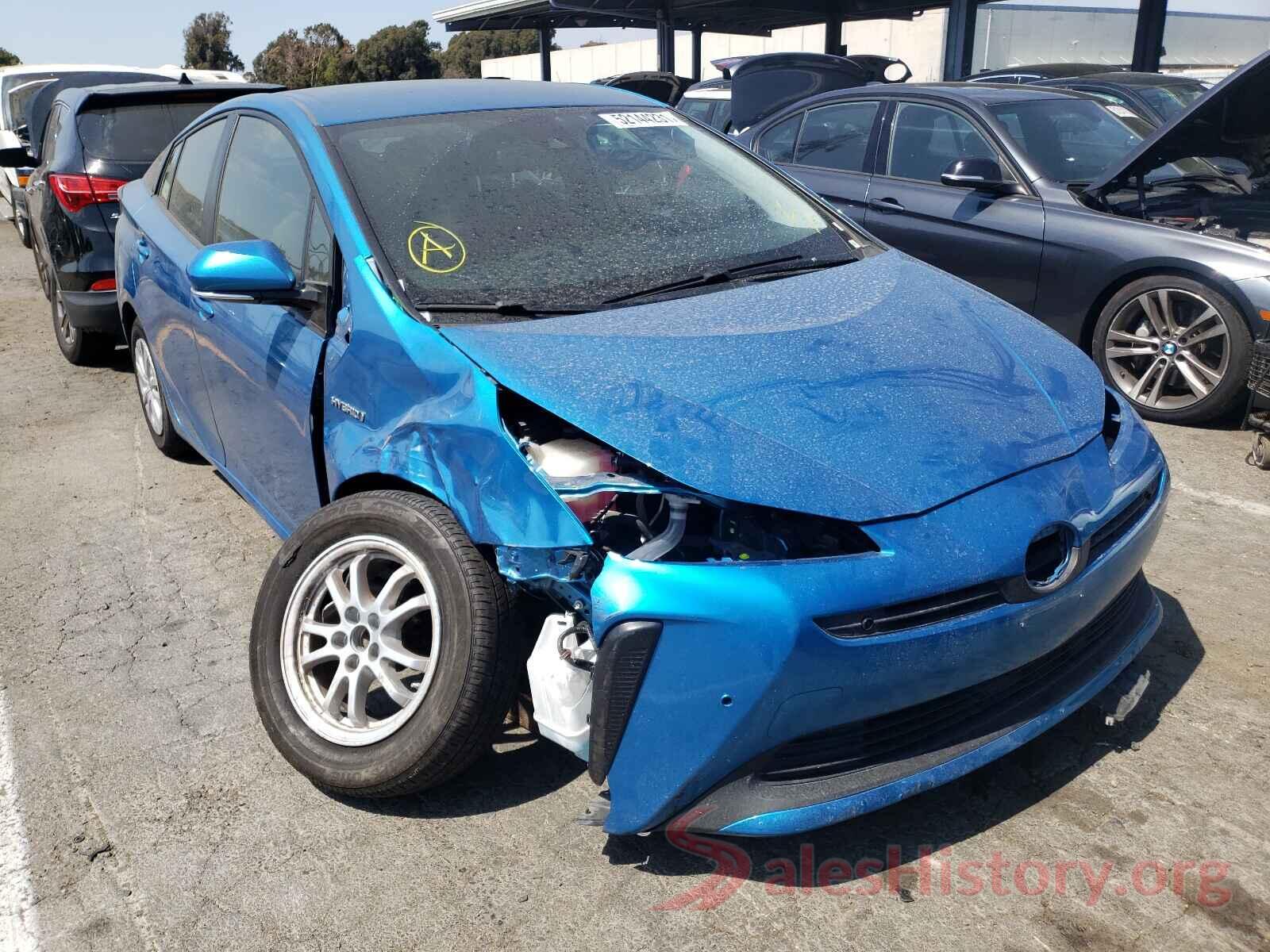 JTDKARFUXK3089162 2019 TOYOTA PRIUS