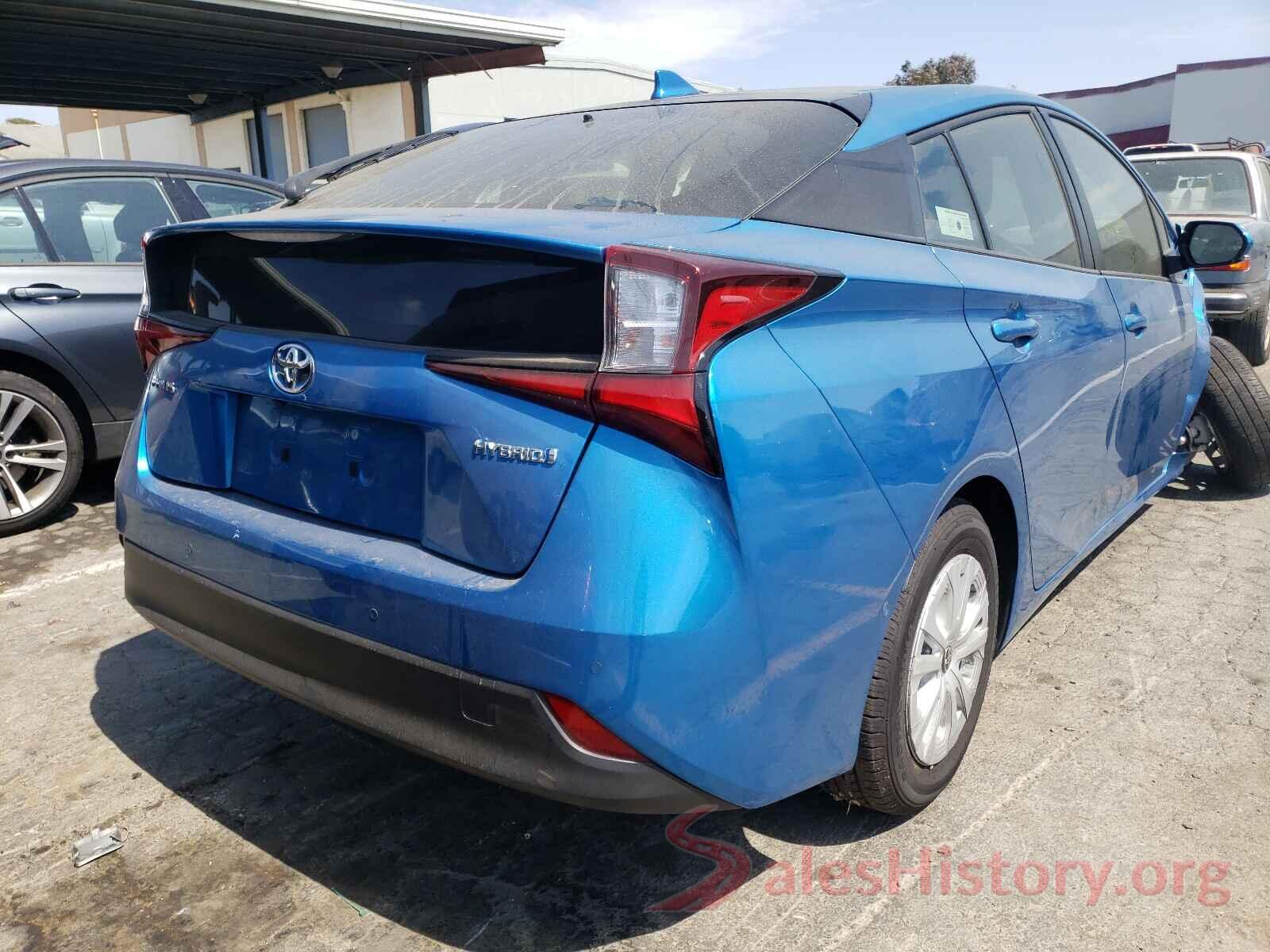 JTDKARFUXK3089162 2019 TOYOTA PRIUS