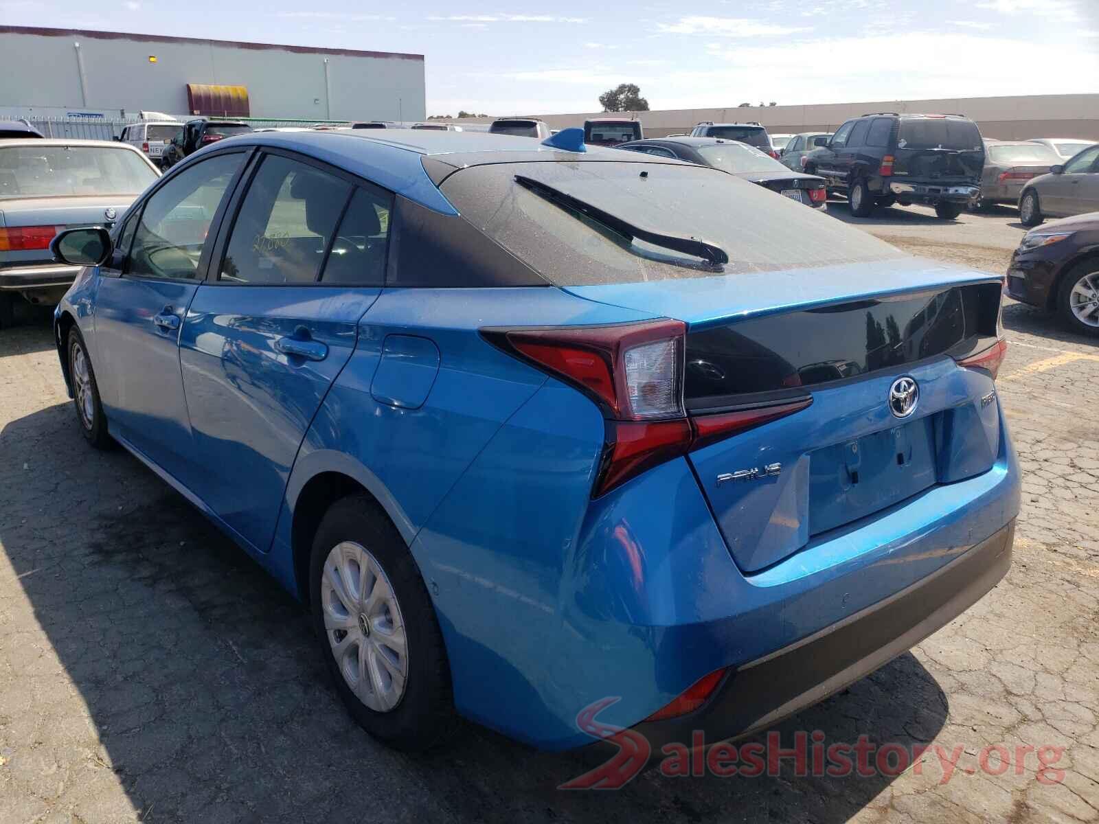 JTDKARFUXK3089162 2019 TOYOTA PRIUS