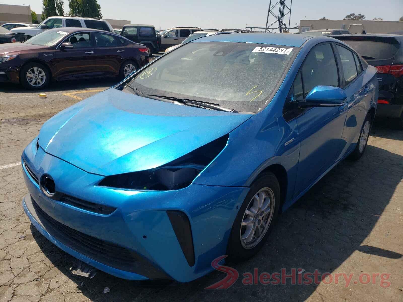 JTDKARFUXK3089162 2019 TOYOTA PRIUS