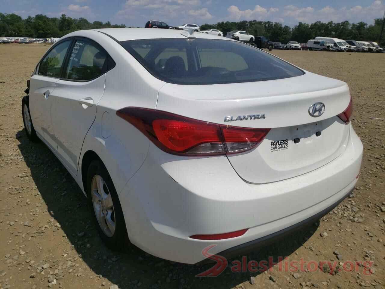 5NPDH4AE4EH524919 2014 HYUNDAI ELANTRA