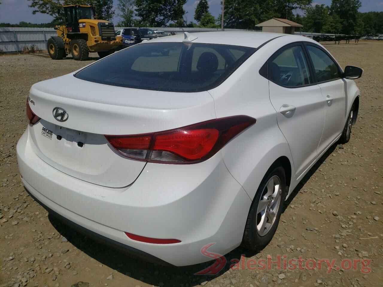 5NPDH4AE4EH524919 2014 HYUNDAI ELANTRA