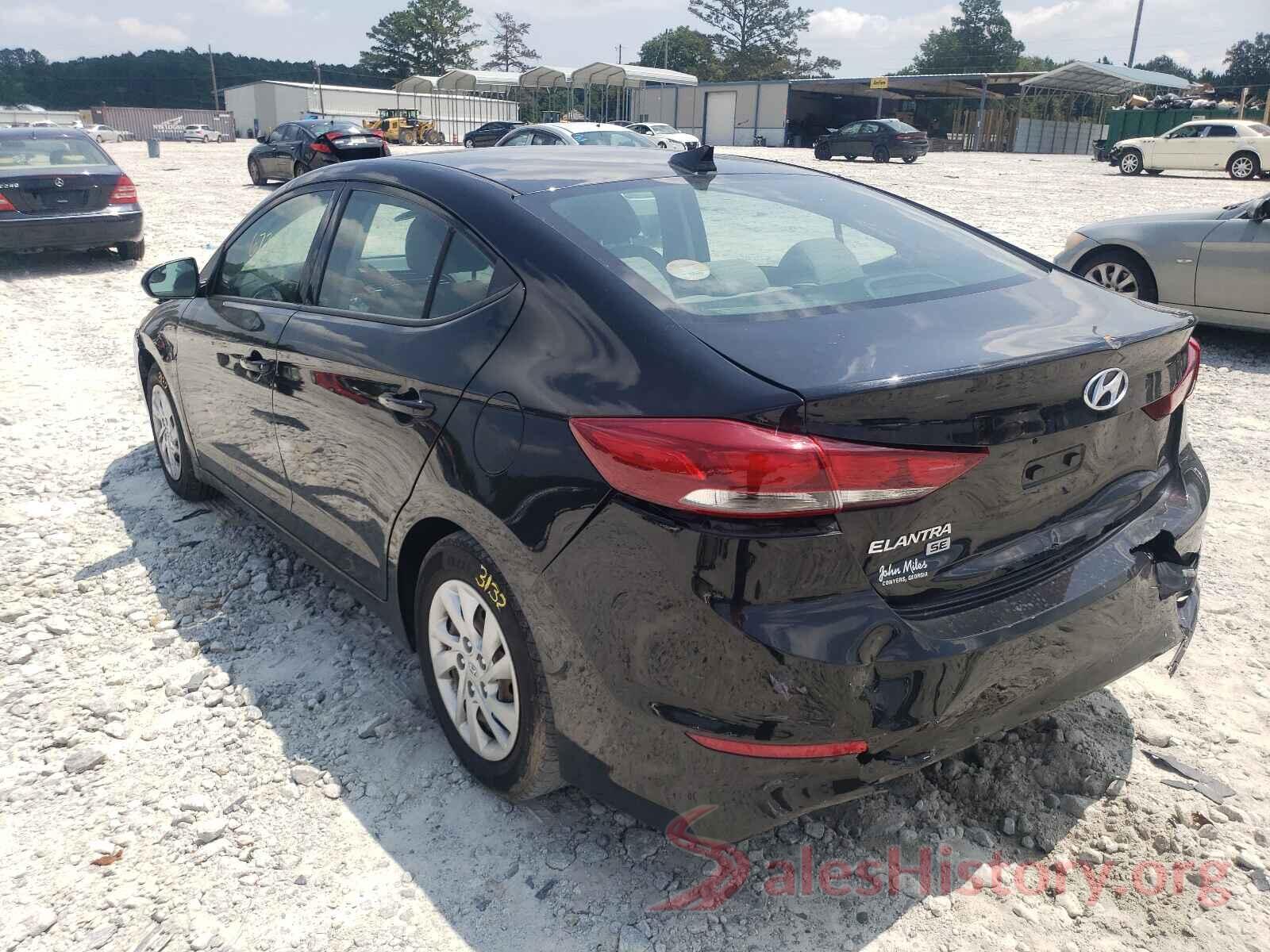 5NPD74LF5HH144033 2017 HYUNDAI ELANTRA