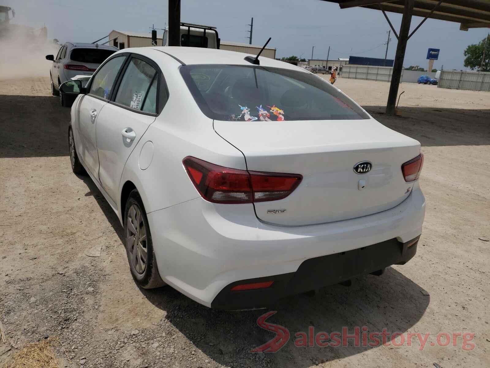 3KPA24AD7LE329202 2020 KIA RIO