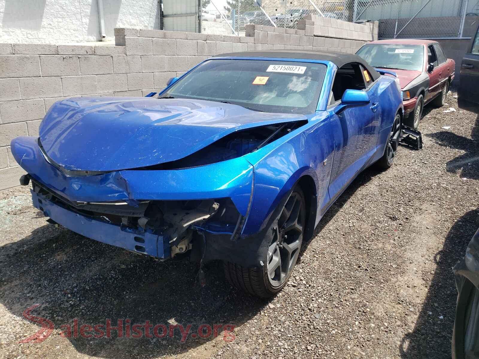 2016 CHEVROLET CAMARO VIN 1G1FB3DS4G0172309, front view