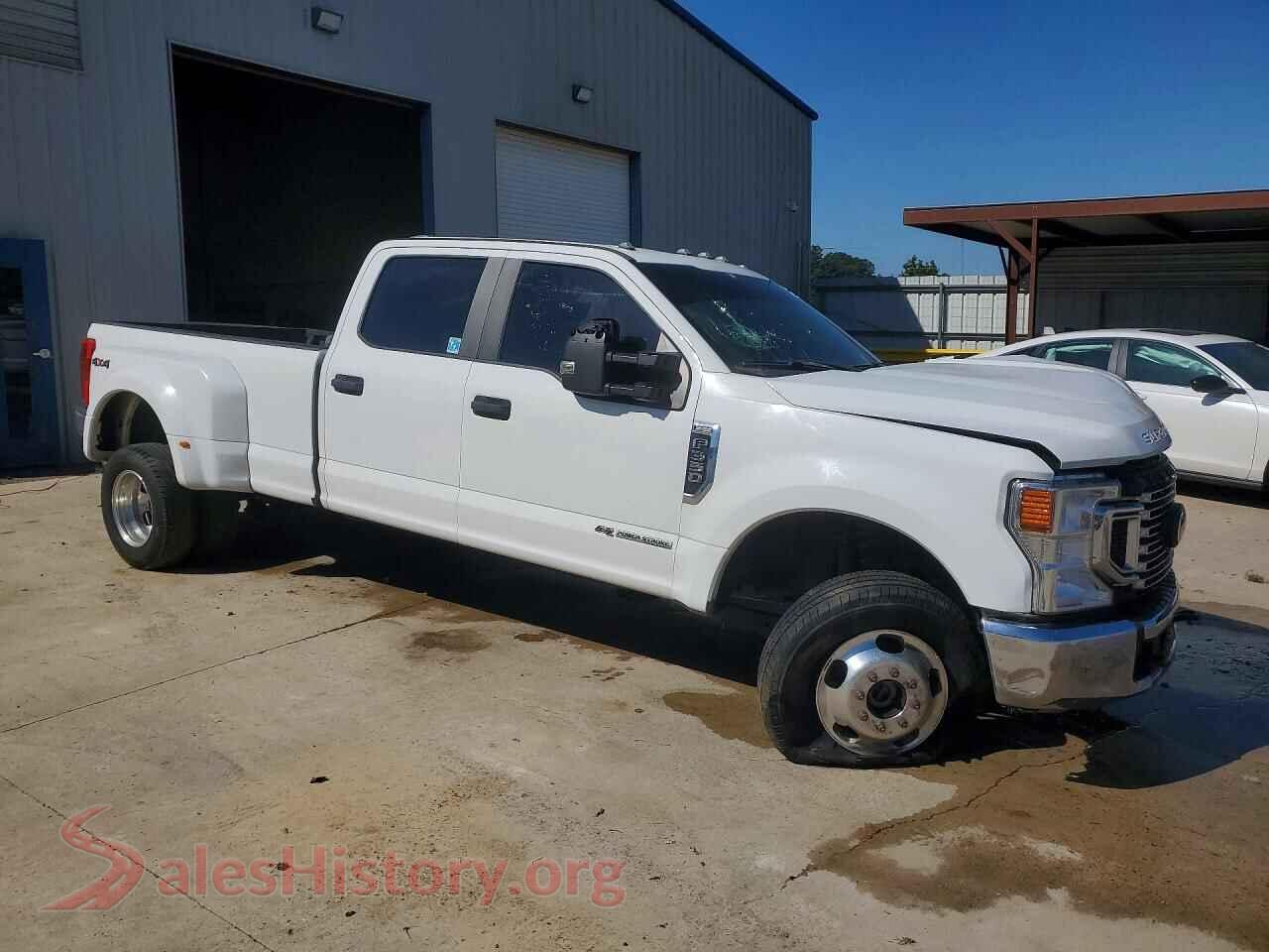 2020 FORD F350 VIN 1FT8W3DT7LEE75501, rear 3/4 view