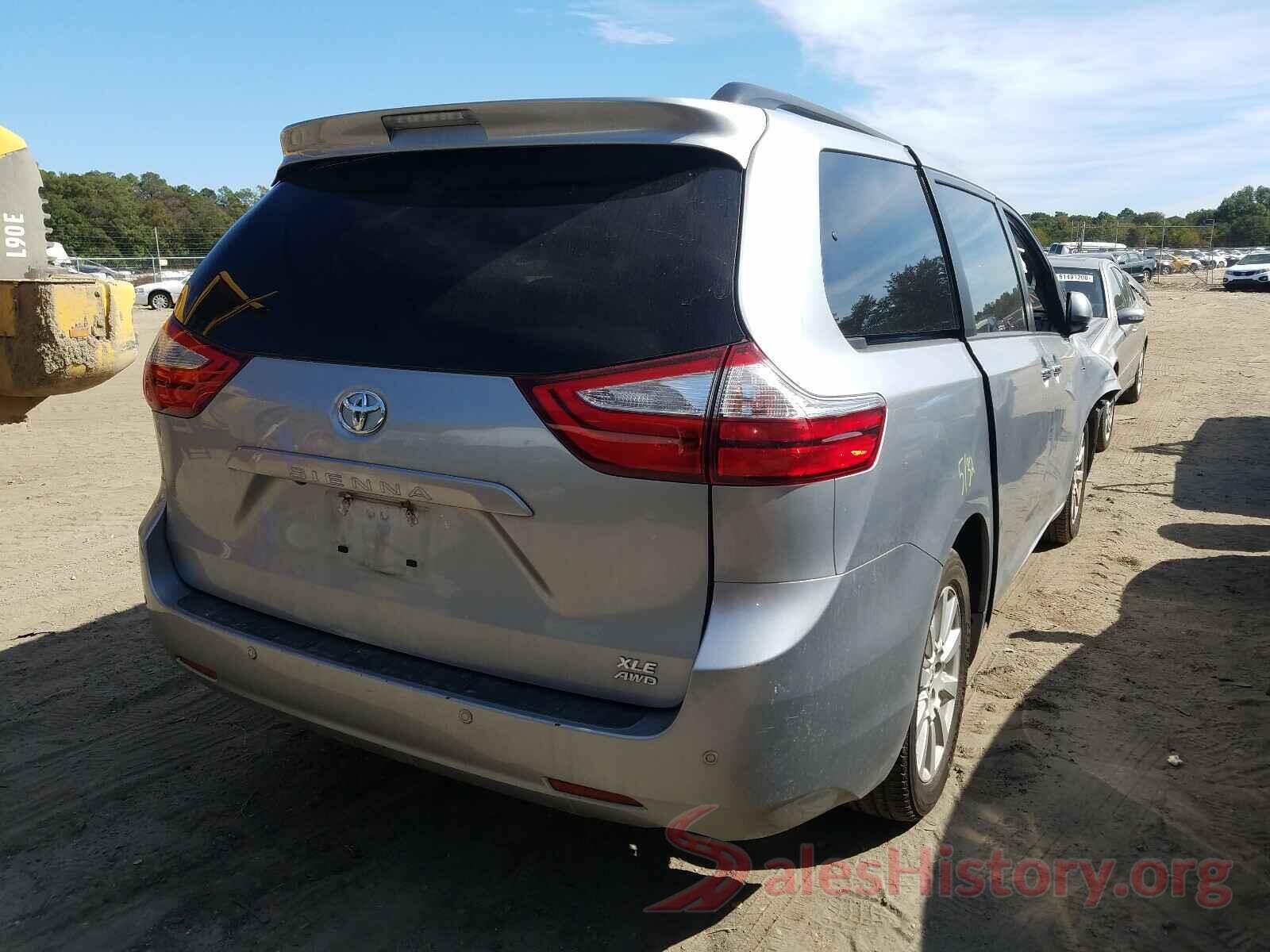 5TDDZ3DC2HS162427 2017 TOYOTA SIENNA