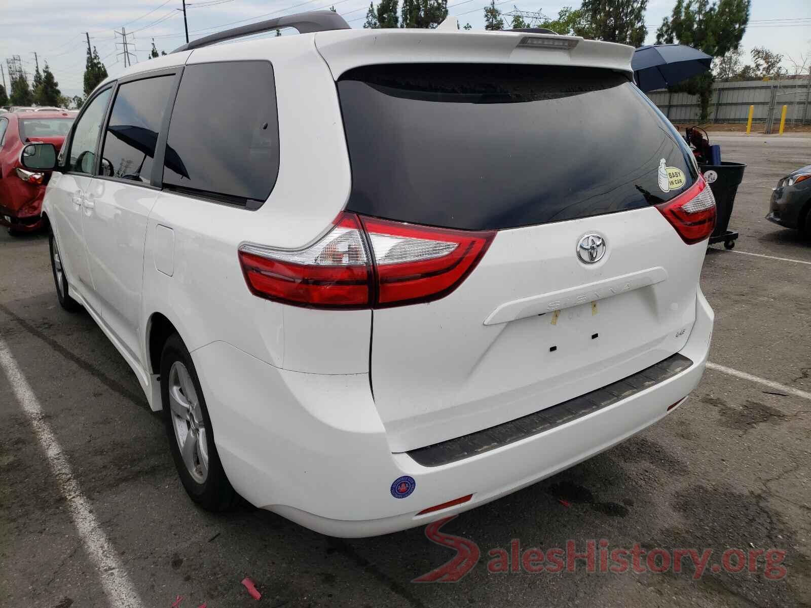 5TDKZ3DC8KS972952 2019 TOYOTA SIENNA