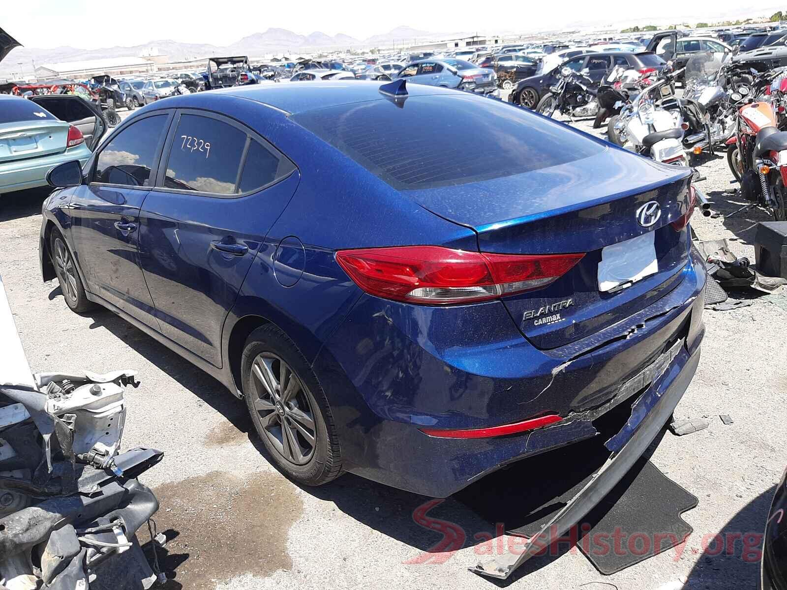 5NPD84LF7JH214439 2018 HYUNDAI ELANTRA