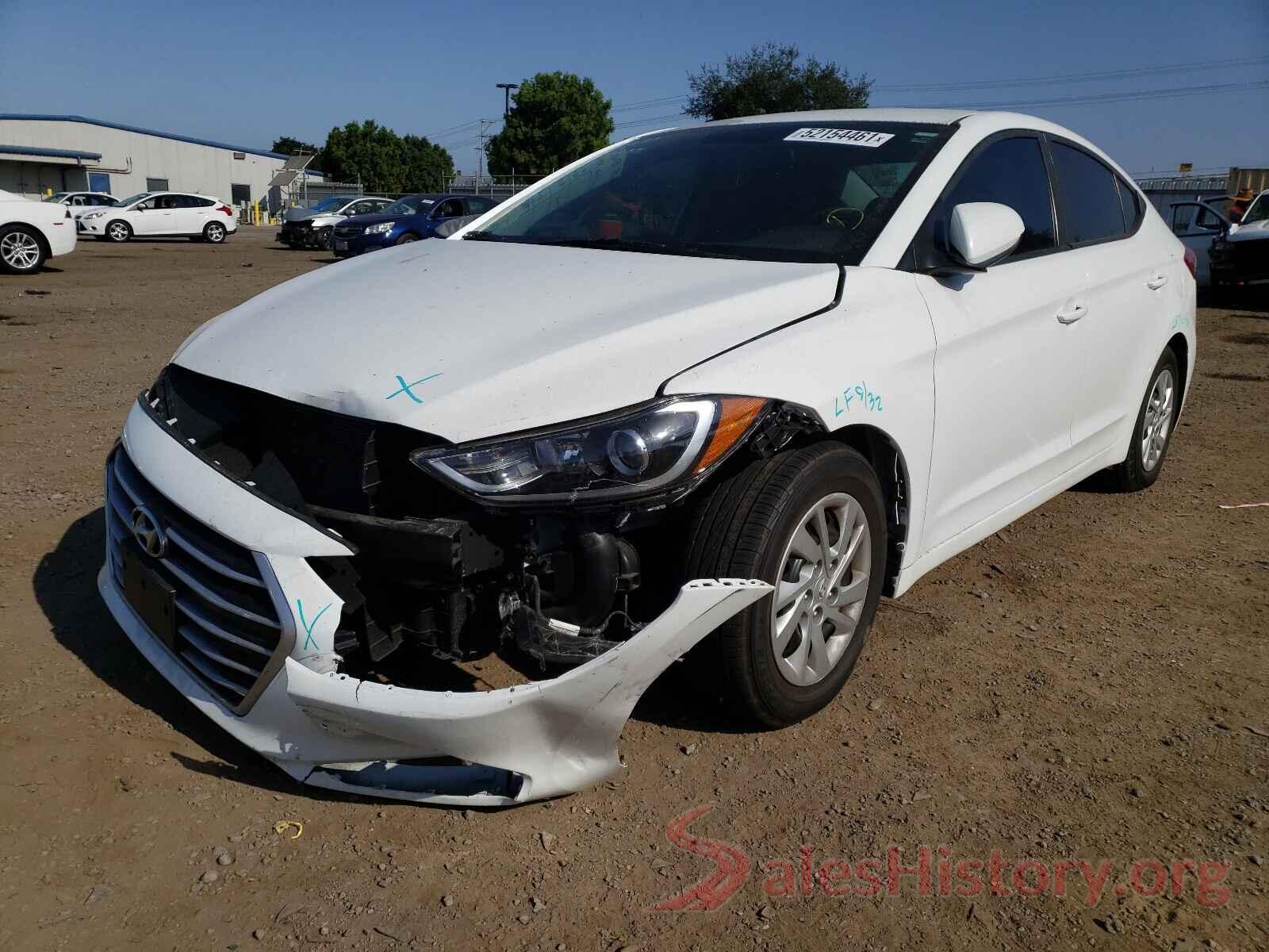 5NPD74LF1HH151917 2017 HYUNDAI ELANTRA