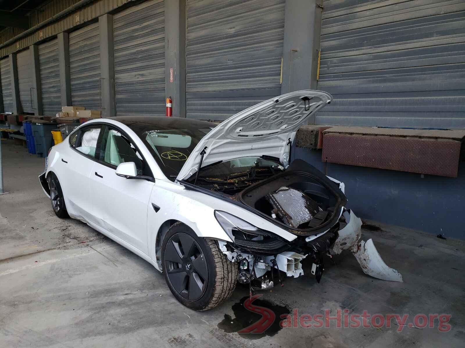 5YJ3E1EB0MF003244 2021 TESLA MODEL 3