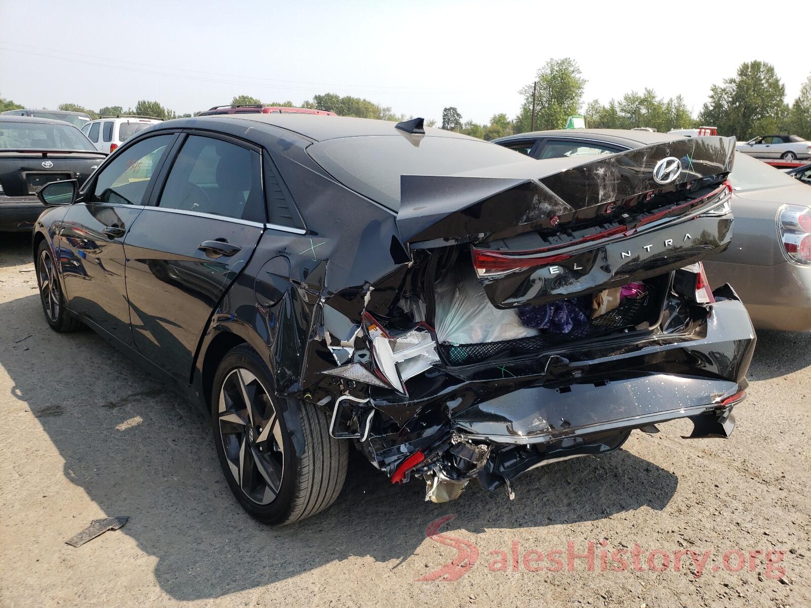 5NPLN4AG2MH017957 2021 HYUNDAI ELANTRA