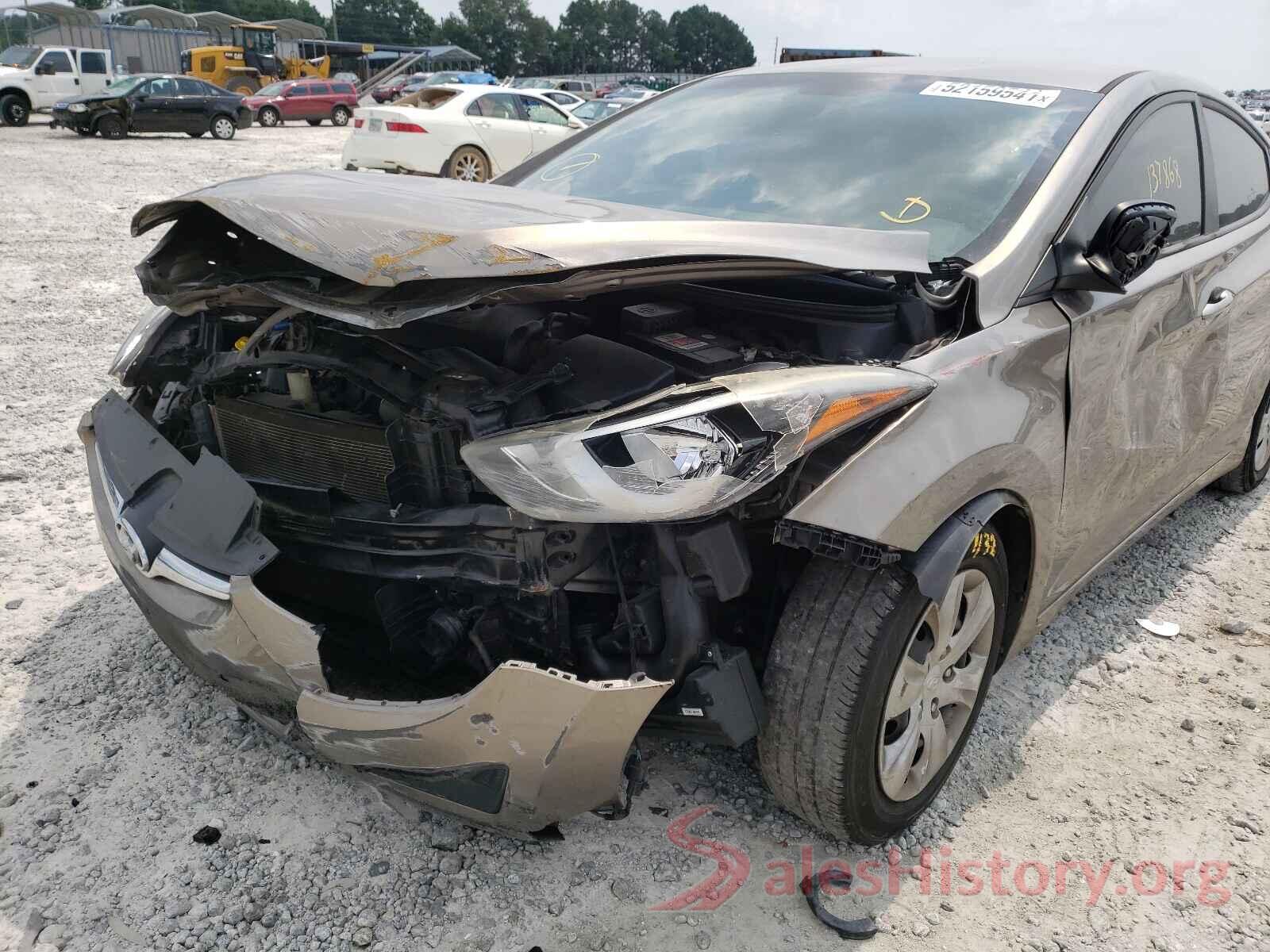 5NPDH4AE2GH754610 2016 HYUNDAI ELANTRA