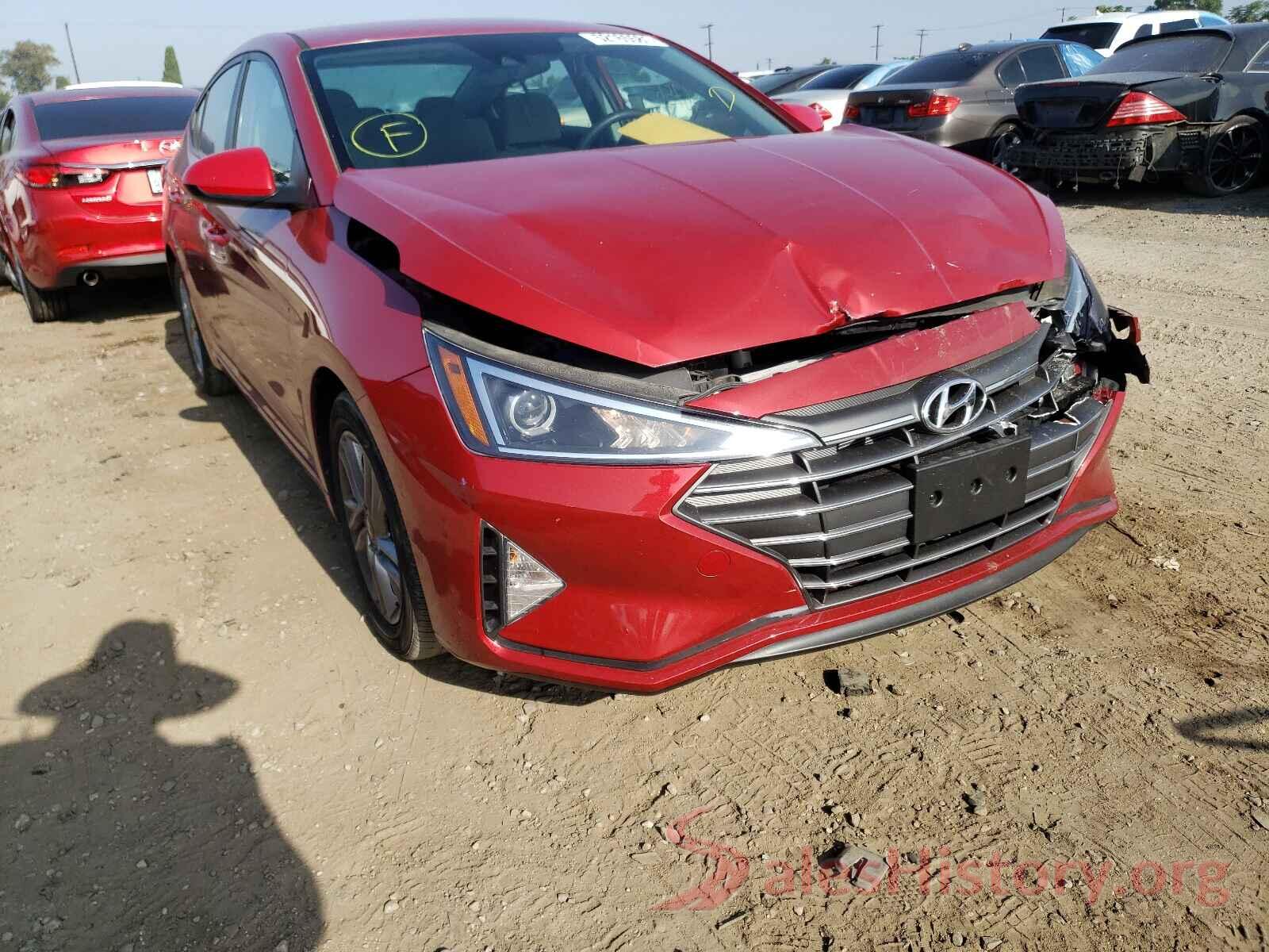 KMHD84LF4KU747142 2019 HYUNDAI ELANTRA