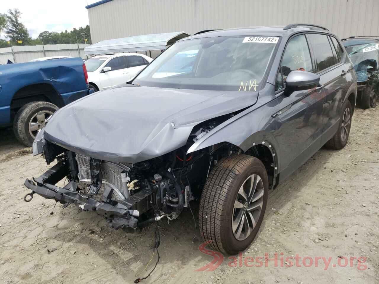 3VV1B7AX1NM061642 2022 VOLKSWAGEN TIGUAN