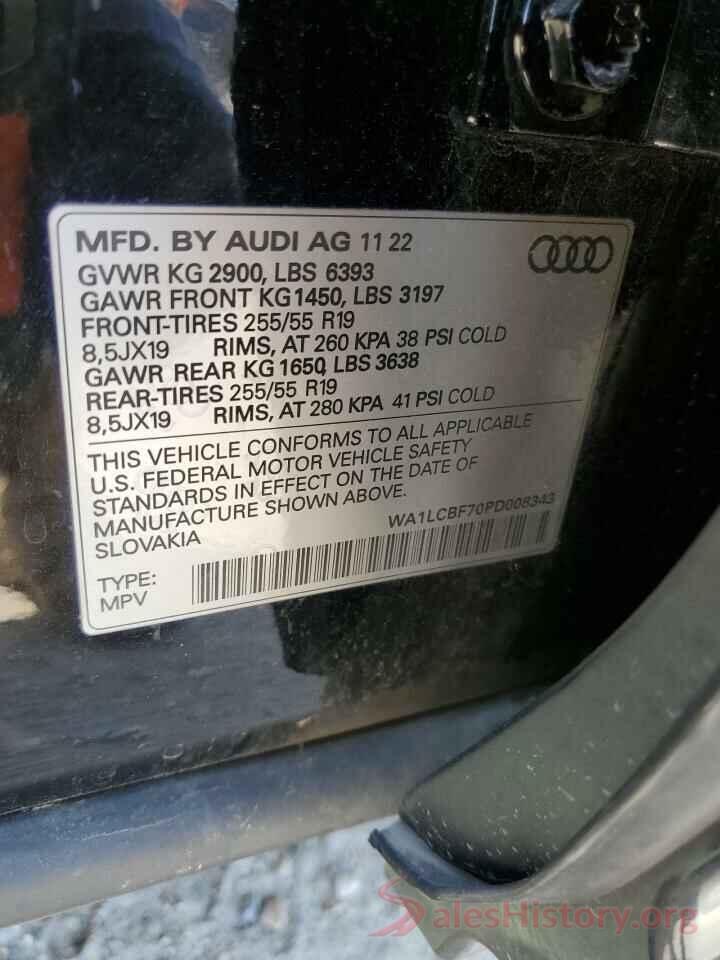 WA1LCBF70PD008343 2023 AUDI Q7