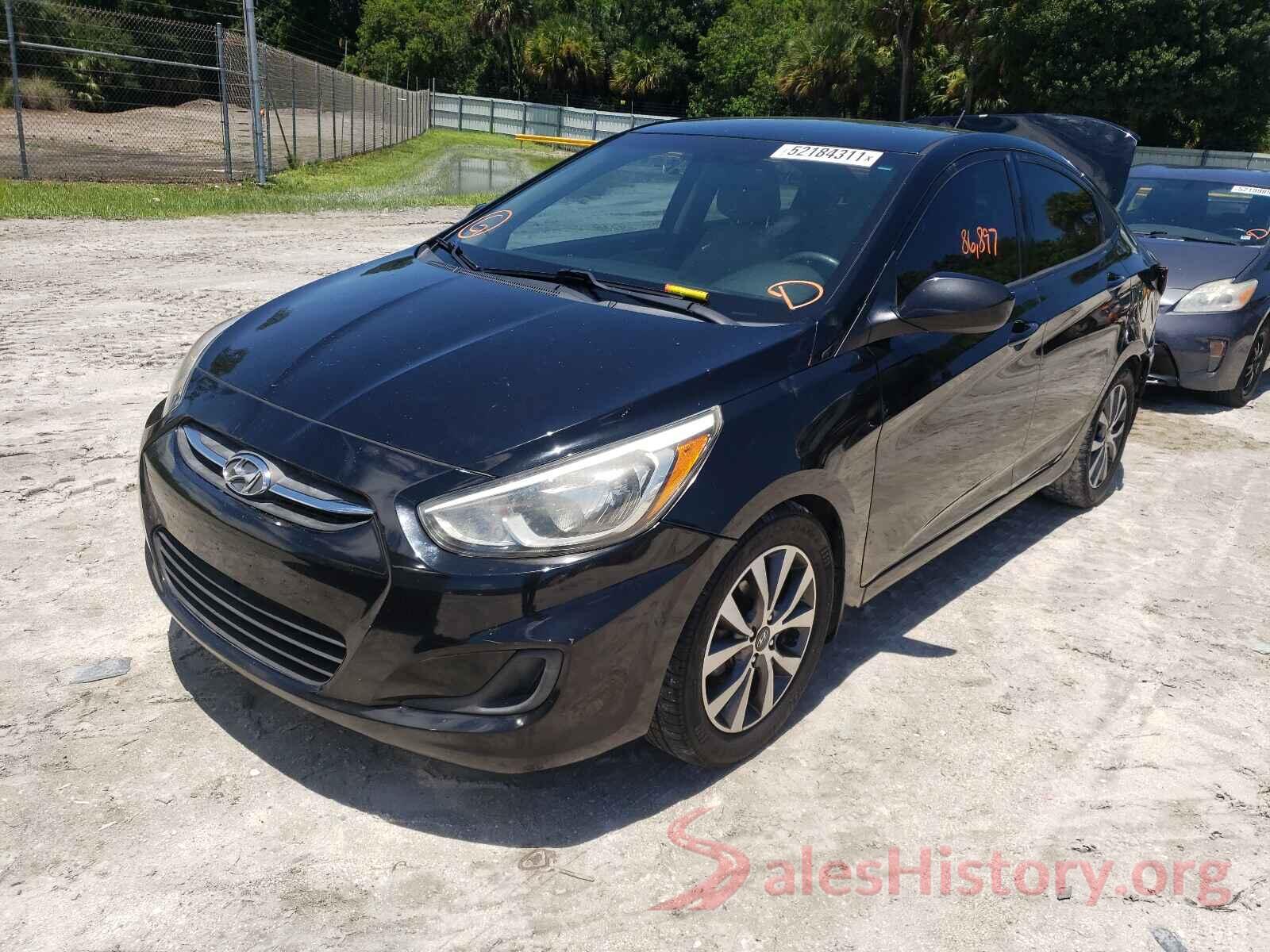 KMHCT4AEXHU347759 2017 HYUNDAI ACCENT