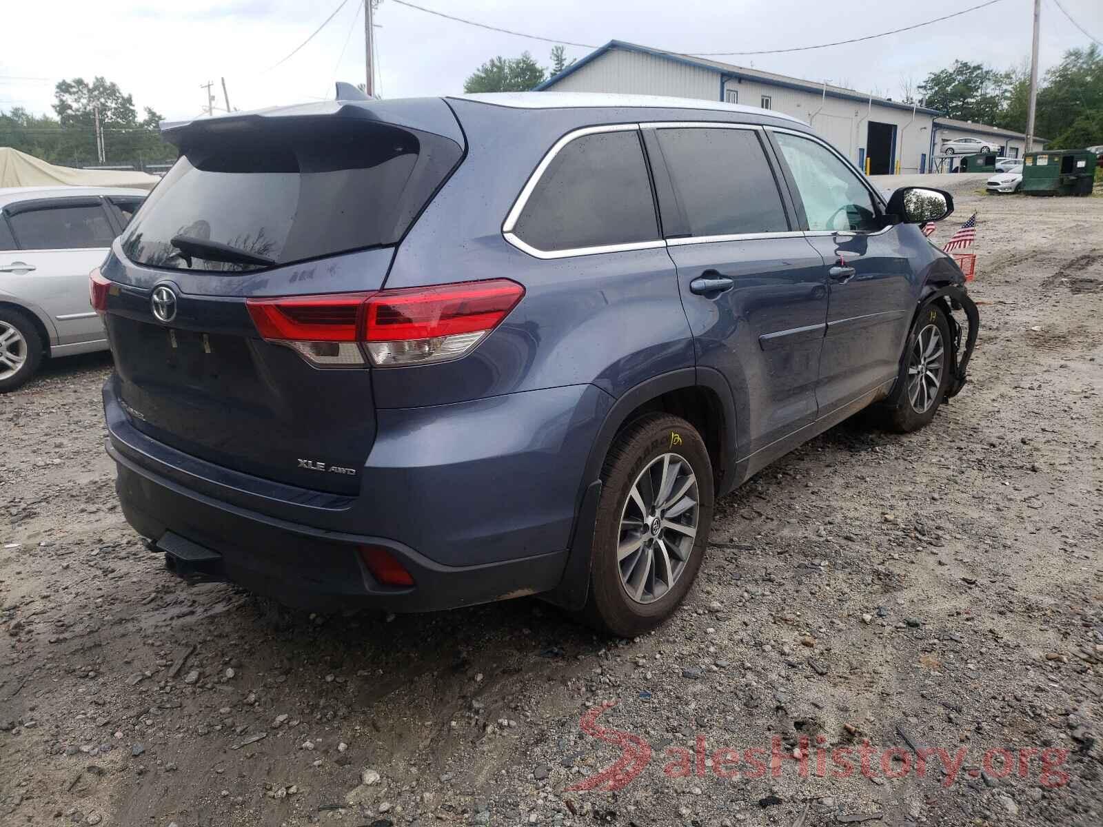 5TDJZRFH7JS897411 2018 TOYOTA HIGHLANDER