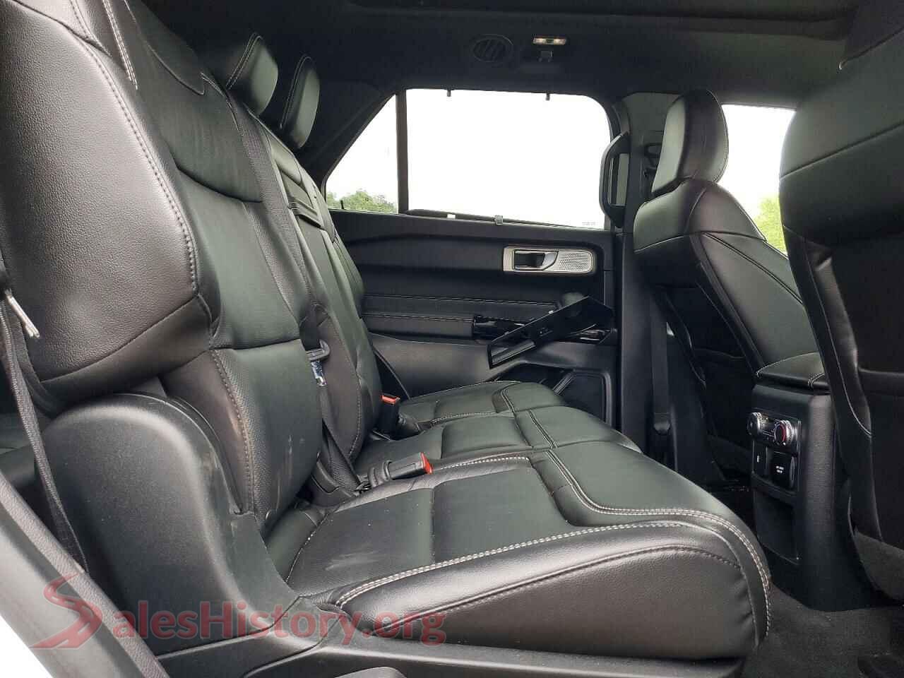 2021 FORD EXPLORER VIN 1FM5K8GC7MGC04348, VIN plate