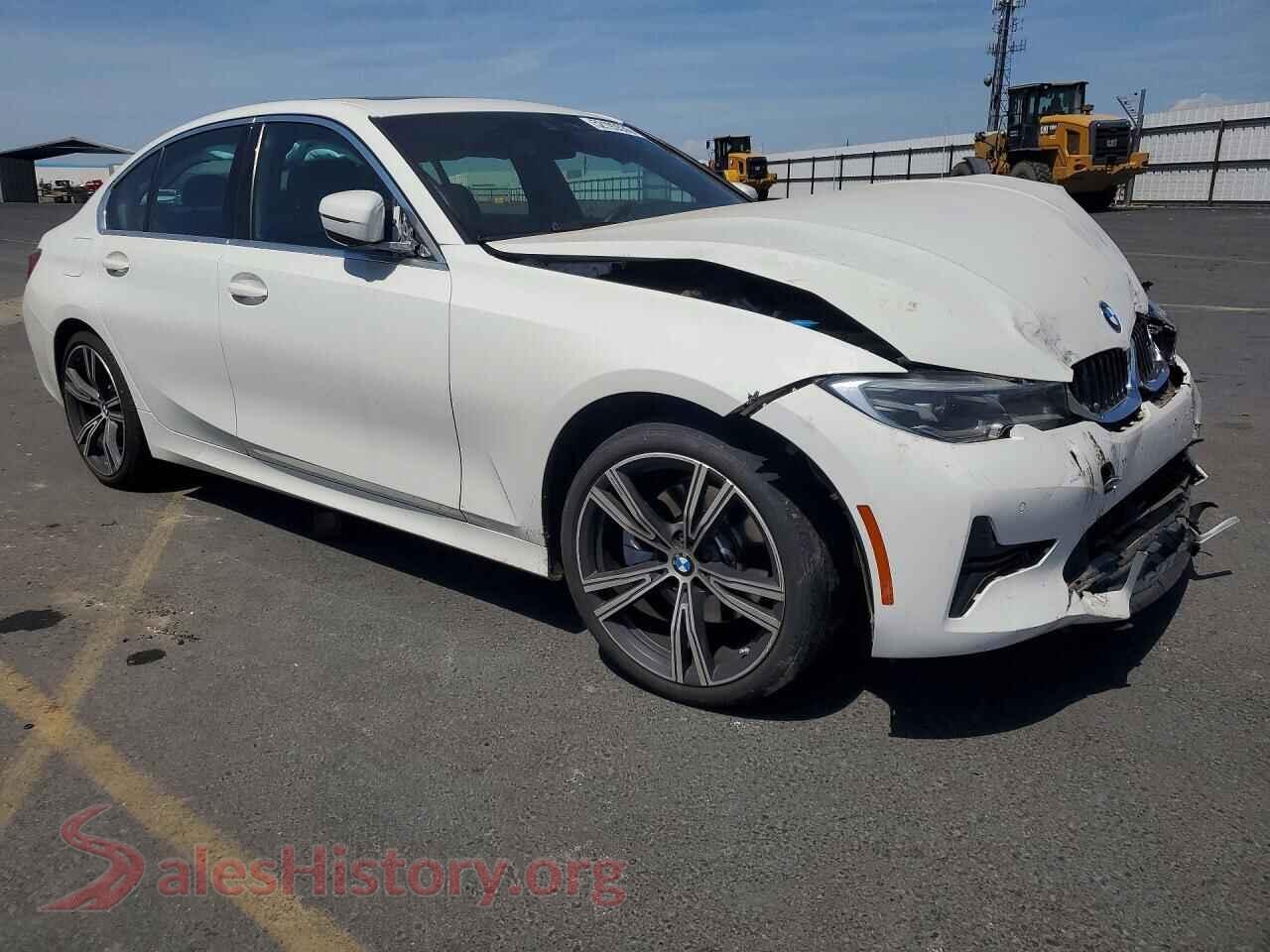 2022 BMW 3 SERIES VIN 3MW5R1J08N8C27561, rear 3/4 view