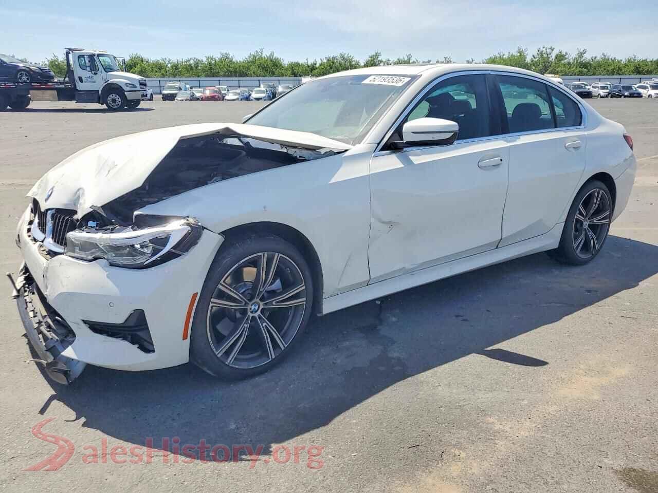 2022 BMW 3 SERIES VIN 3MW5R1J08N8C27561, auction photo