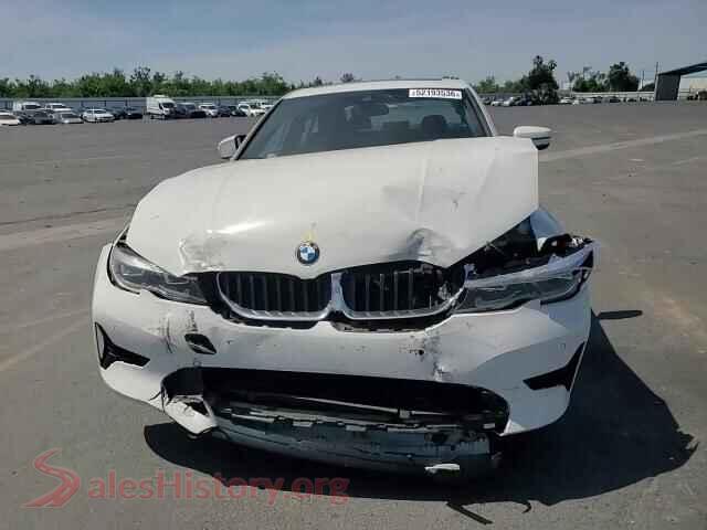 2022 BMW 3 SERIES VIN 3MW5R1J08N8C27561, trunk area