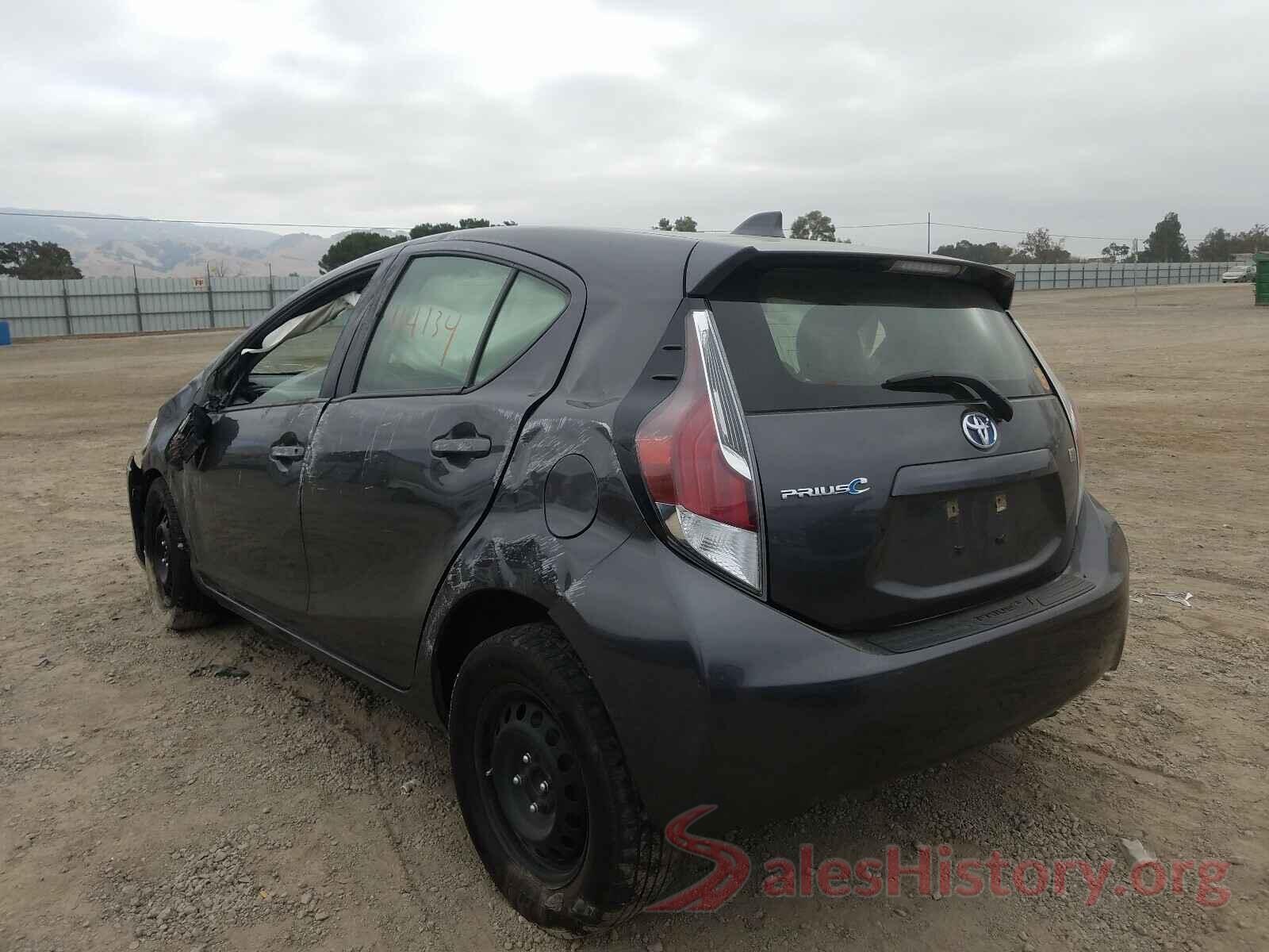 JTDKDTB33G1590334 2016 TOYOTA PRIUS