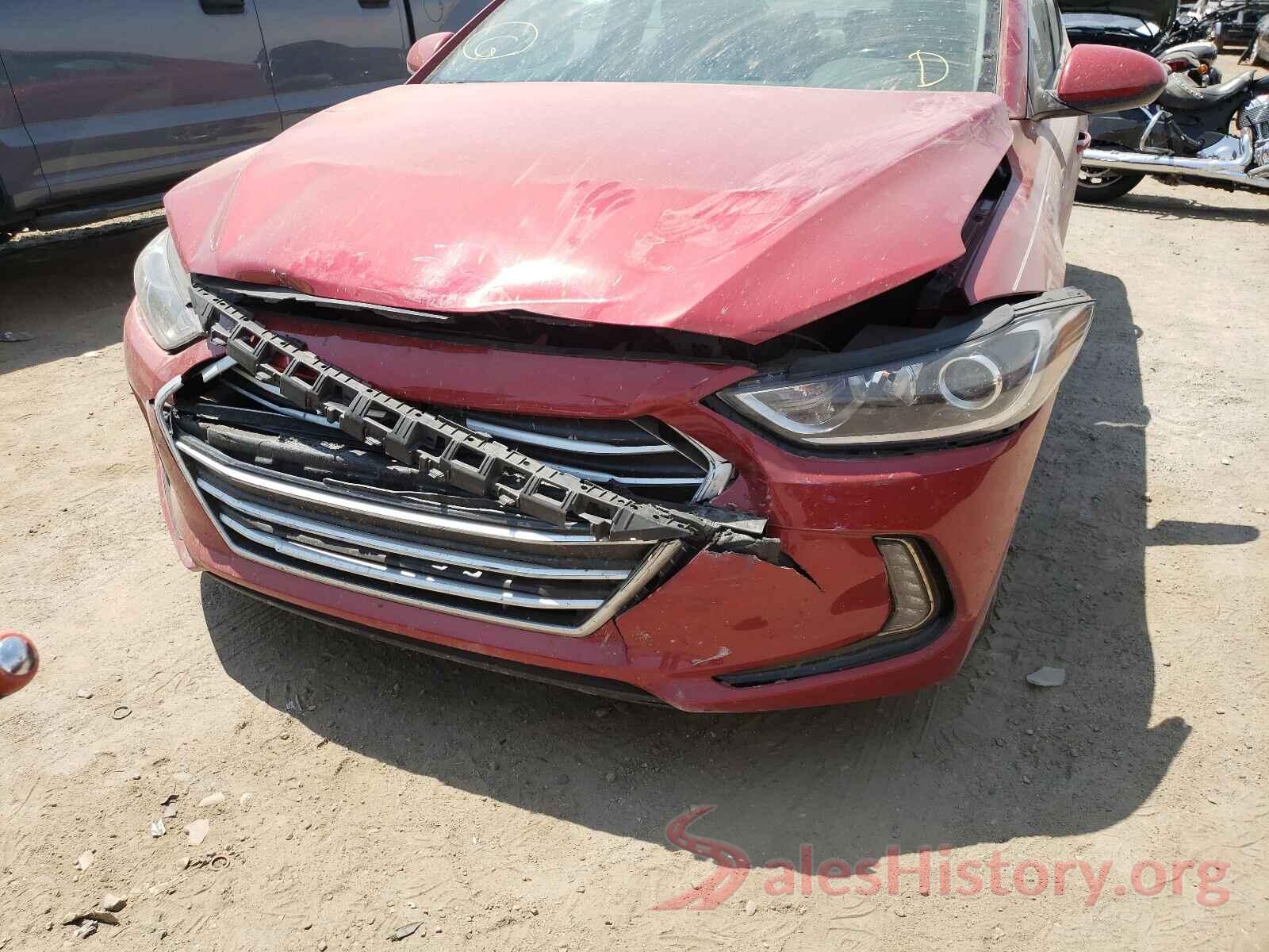 KMHD84LF4JU595409 2018 HYUNDAI ELANTRA