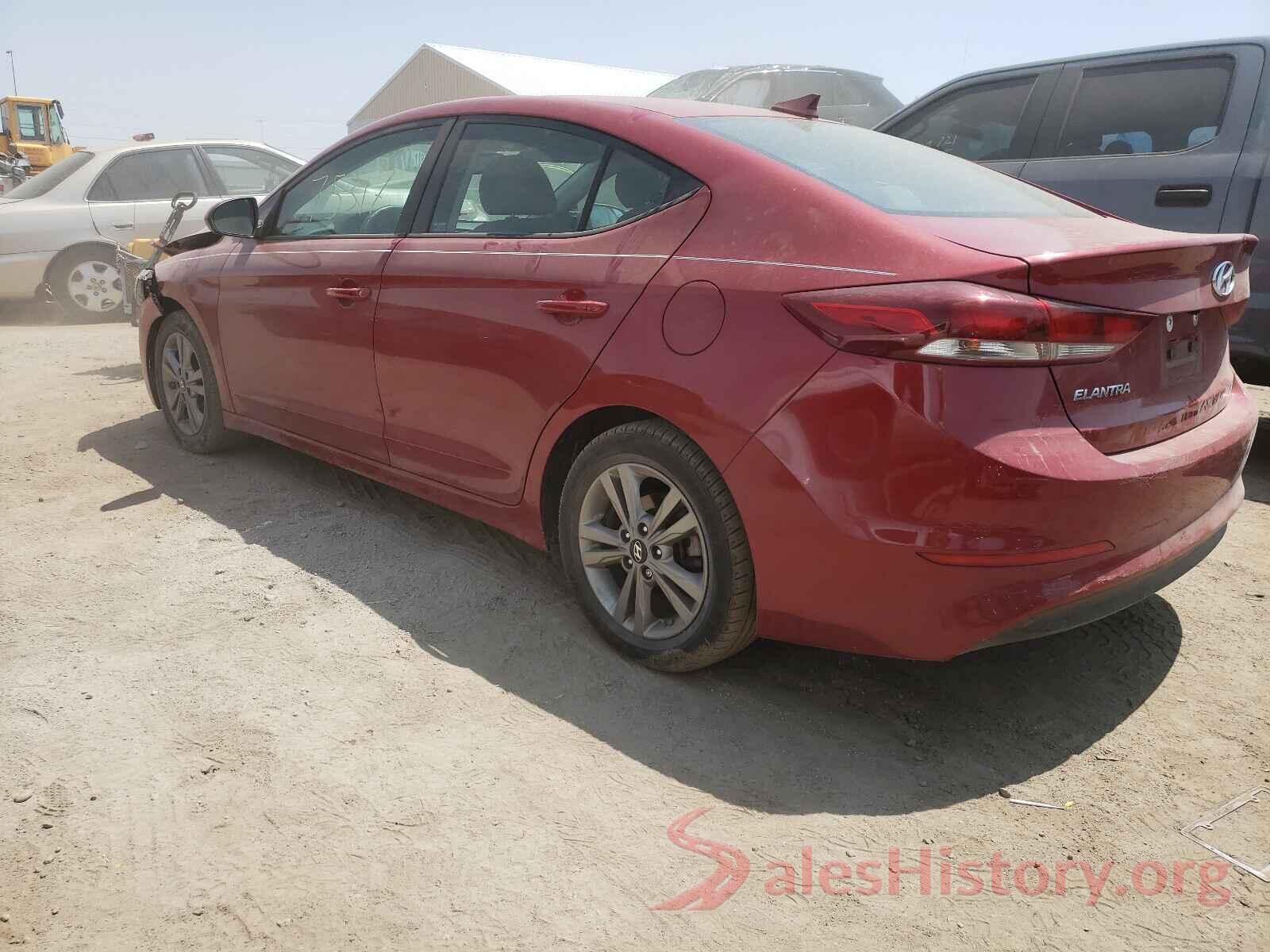 KMHD84LF4JU595409 2018 HYUNDAI ELANTRA