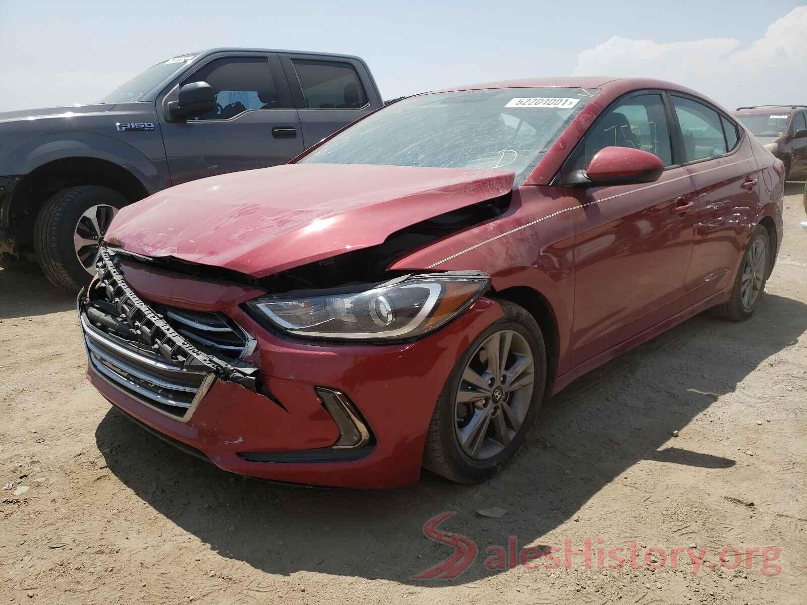 KMHD84LF4JU595409 2018 HYUNDAI ELANTRA