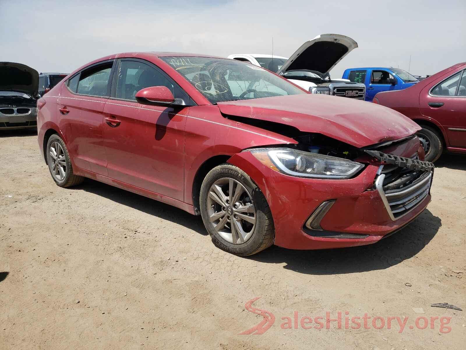 KMHD84LF4JU595409 2018 HYUNDAI ELANTRA