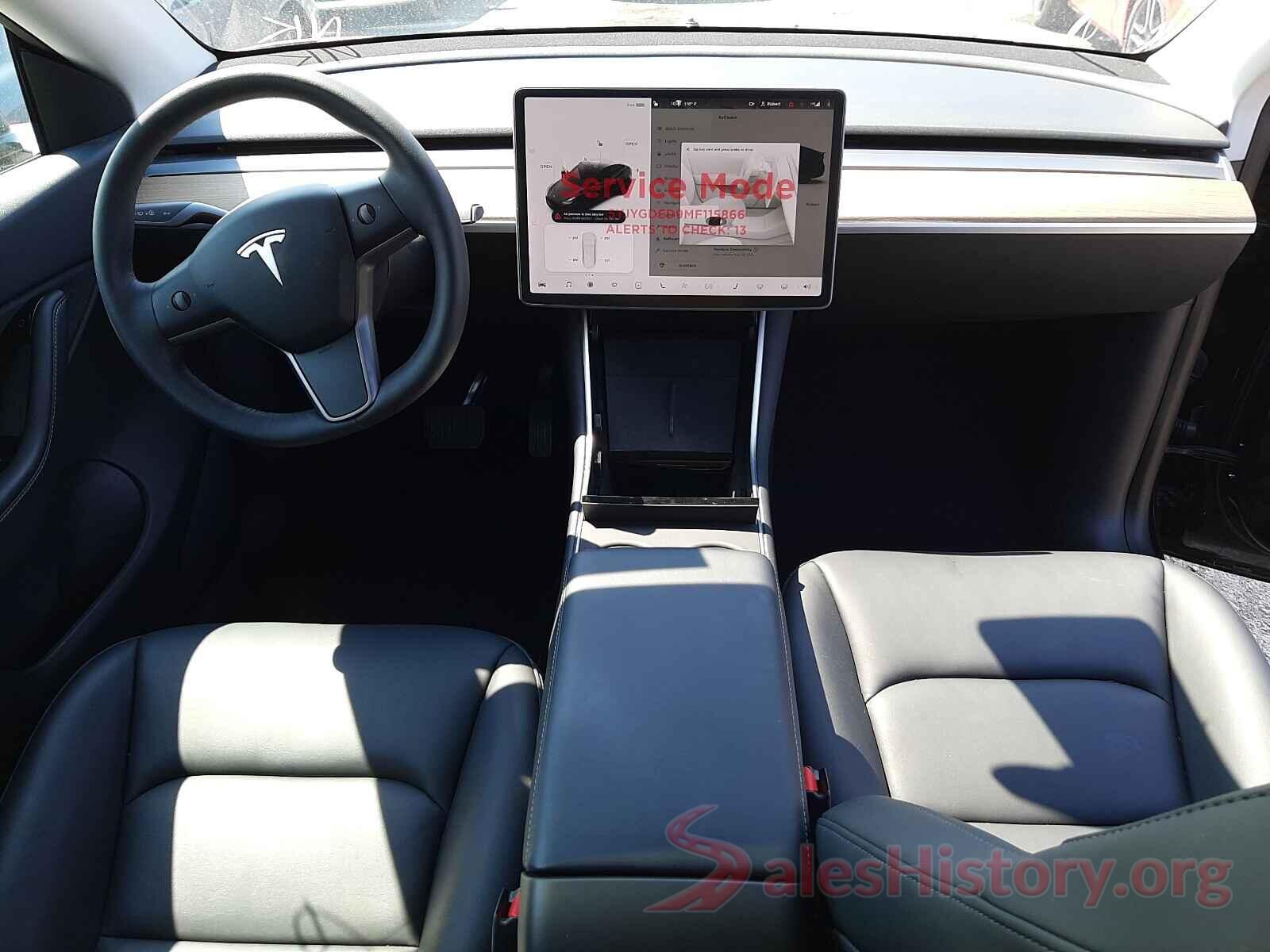 5YJYGDED9MF115866 2021 TESLA MODEL Y