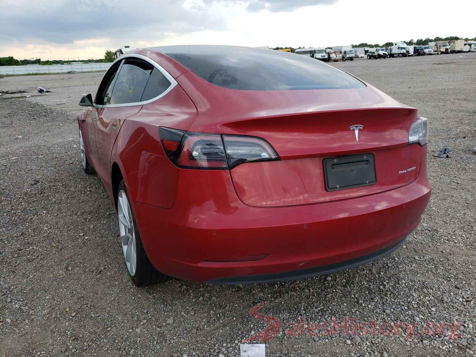 5YJ3E1EB6LF588961 2020 TESLA MODEL 3