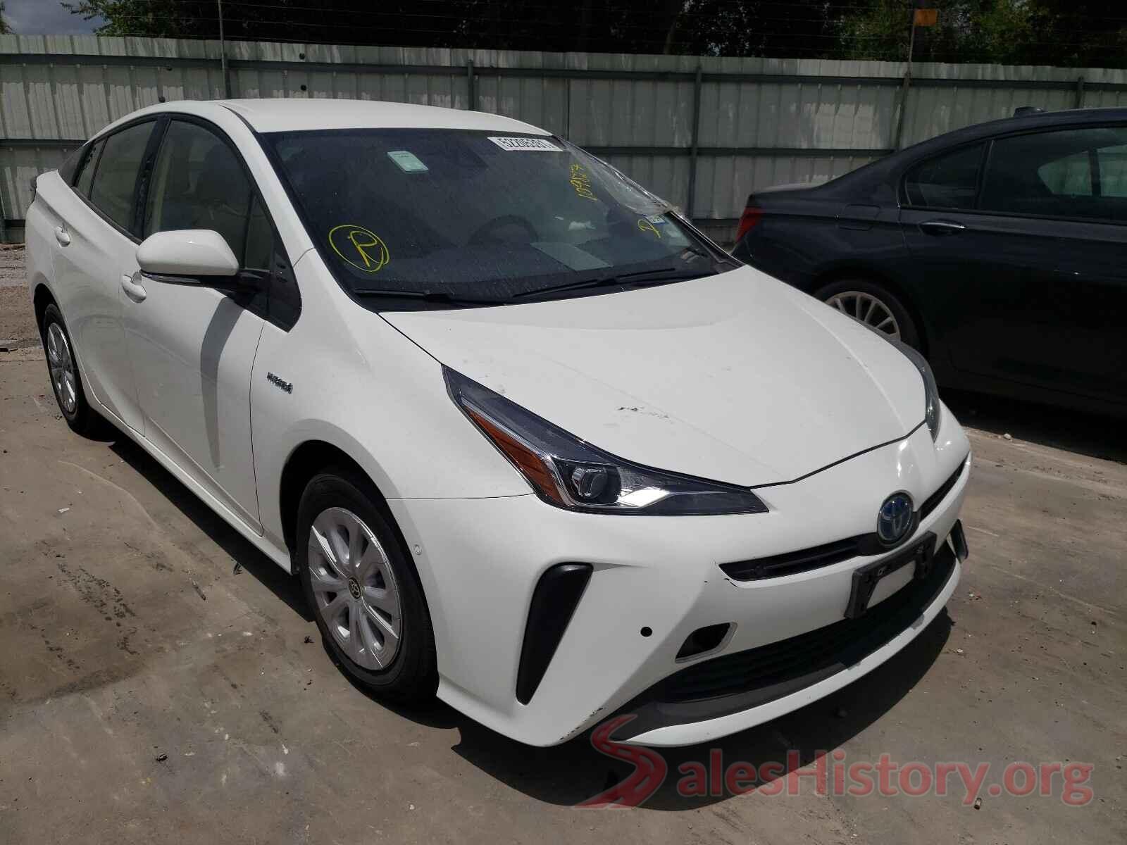 JTDKARFU4L3109827 2020 TOYOTA PRIUS