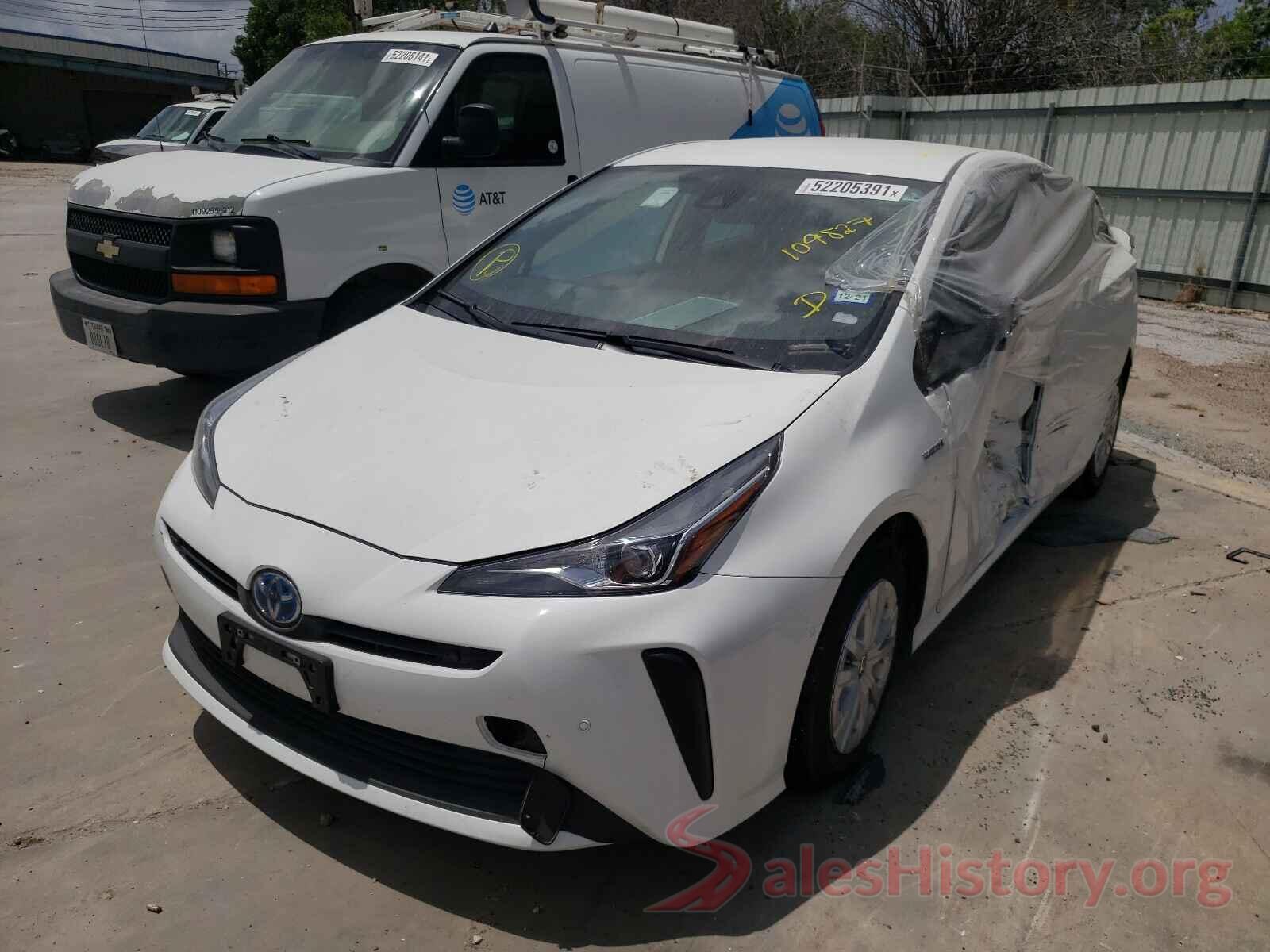 JTDKARFU4L3109827 2020 TOYOTA PRIUS