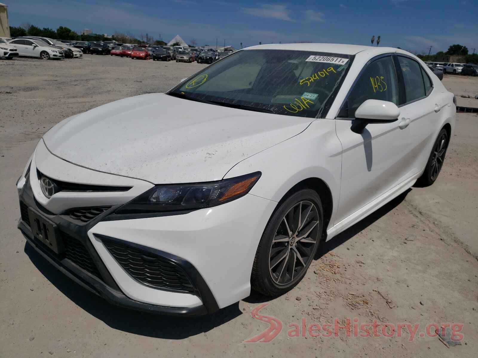 4T1G11AK1MU574019 2021 TOYOTA CAMRY