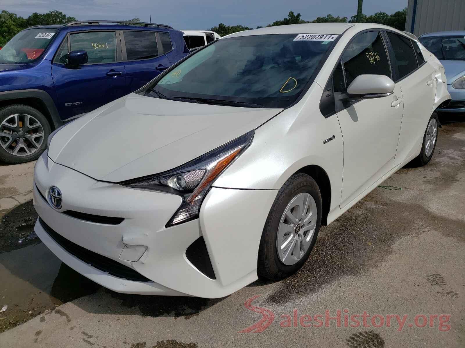 JTDKBRFU5G3003888 2016 TOYOTA PRIUS