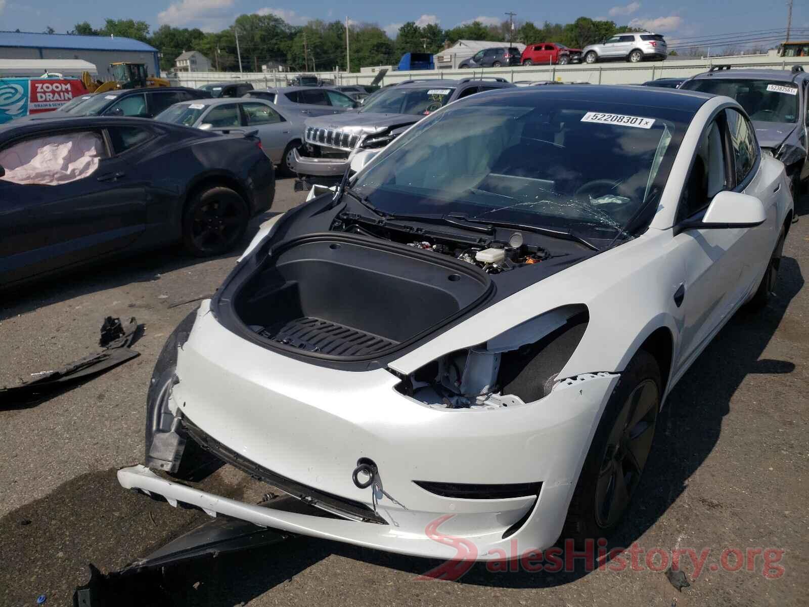 5YJ3E1EA0MF977412 2021 TESLA MODEL 3